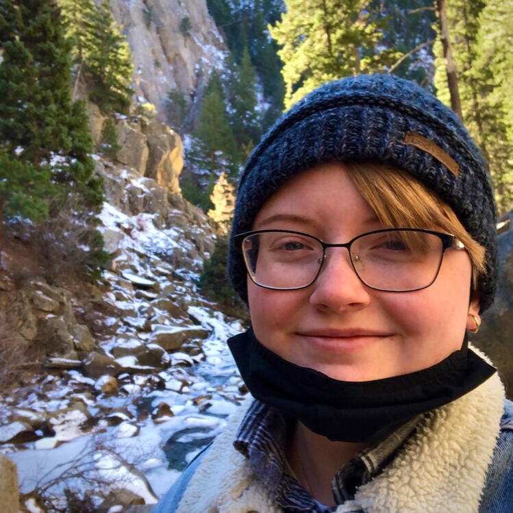 Image of myself, Alyssa Crawford, hiking in Colorado